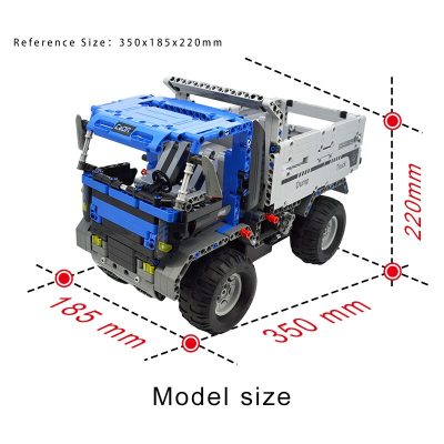 Cada 638PCS RC Remote Control Dump Truck Building Blocks Compatible City Car Vehicle Bricks Series Toys 4 - LEPIN LEPIN Store