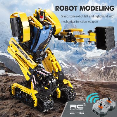 Cada 930PCS RC Robot Megalithic Intelligent Building Blocks City Remote Control Excavator Bricks Toys for Kids 4 - LEPIN LEPIN Store