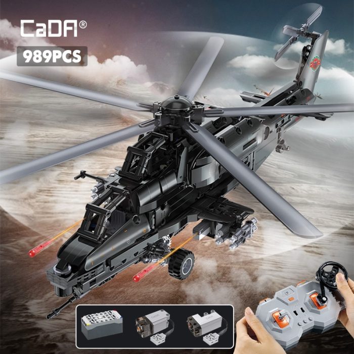 Cada 989pcs City Police Weapon RC Helicopter Aircraft Airplane Bricks Military Fighter 10 Building Blocks Toys - LEPIN LEPIN Store