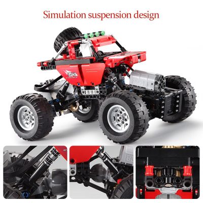 Cada City 489PCS 2 4Ghz All Terrain Off Road Climbing Trucks RC Racing Car Building Blocks 3 - LEPIN LEPIN Store