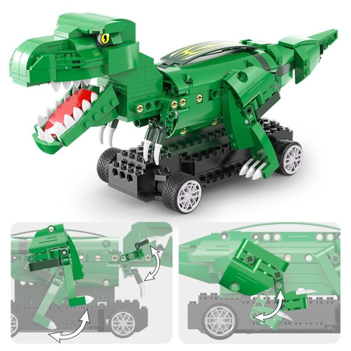 Cada City RC Car Tyrannosaurus Triceratops Bricks Jurassic World Dinosaur Building Blocks Toys For Children Gifts 1 - LEPIN LEPIN Store