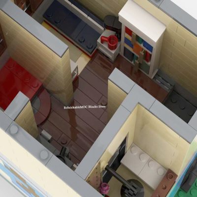 Custom MOC 1492PCS Hot Selling Street View Moc Modular Building Clothes Store and Apartment DIY ChildrenToy 5 - LEPIN LEPIN Store