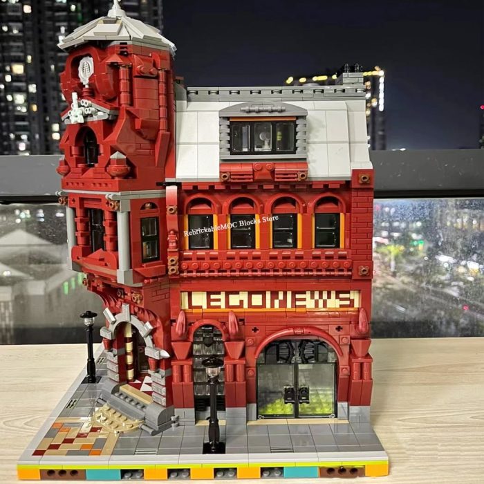 Customized 4743PCS Hot Selling Street View Model Moc Modular The Newspaper Building DIY ChildrenToyGift Christma Building 2 - LEPIN LEPIN Store