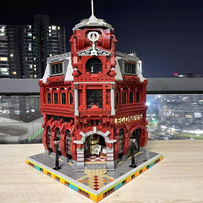 Customized 4743PCS Hot Selling Street View Model Moc Modular The Newspaper Building DIY ChildrenToyGift Christma Building - LEPIN LEPIN Store