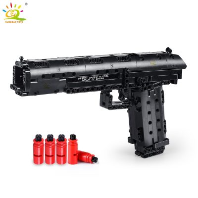 HUIQIBAO 563PCS Desert Eagle Pistol Toy Tech Weapon Series Building Blocks Assembly Gun Model Bricks City 1 - LEPIN LEPIN Store