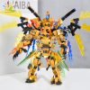 HUIQIBAO 727PCS Gold Ninja Mecha Model Building Blocks 4 in 1 Dragon Robot with Figures City - LEPIN LEPIN Store