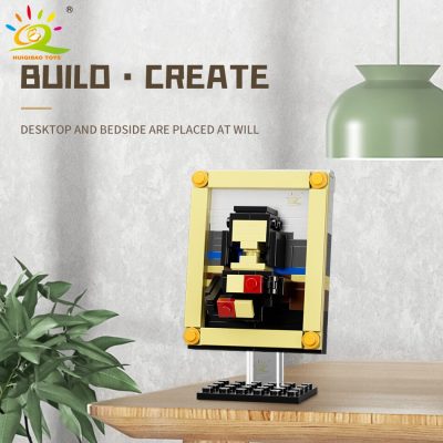 HUIQIBAO MOC Pixel Art Painting Model Building Blocks Van Gogh The Starry Night World Sets Kids 3 - LEPIN LEPIN Store