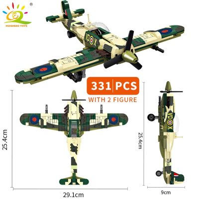 HUIQIBAO Military WW2 Combat Airplane Building Blocks A 10 J 15 Plane Model Army Bricks City 2 - LEPIN LEPIN Store