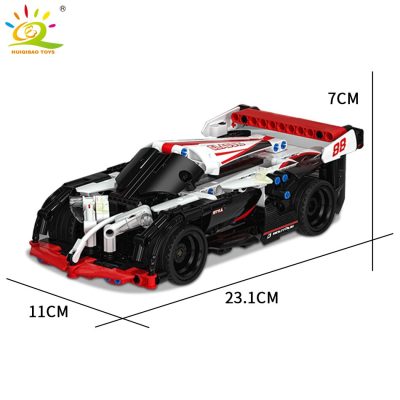 HUIQIBAO RC Super Racing Car Model Tech Building Blocks Automobile Remote Control DIY MOC Vehicle Bricks 5 - LEPIN LEPIN Store