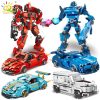 HUIQIBAO Speed Champions Auto Racing Car Building Blocks Transformation Robot Deformation Bricks Set Children Toys Kids - LEPIN LEPIN Store