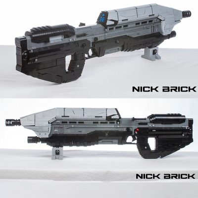 Halo Ma5d Rifle MOC Building Block Assembly Set Model Technology Bricks Interstellar Military Series DIY Toys 2 - LEPIN LEPIN Store