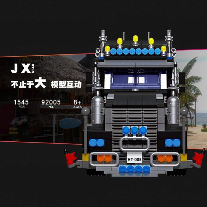 JIESTAR High tech Moc Heavy Truck Vehicle Engineering Car Bricks Technical Model Building Blocks Boys Toys 4 - LEPIN LEPIN Store