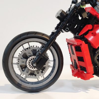 Jiestar 91020 High tech Red Devil Night Rod Super Speed Racing Motorcycles Brick Technical Model Building 3 - LEPIN LEPIN Store