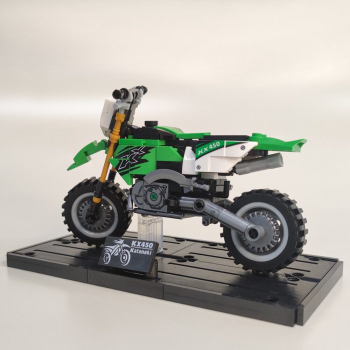 Jiestar High tech Moc Speed Racing KX450 Motorcycle Brick Technical Model Building Blocks Model Kids Toys 1 - LEPIN LEPIN Store