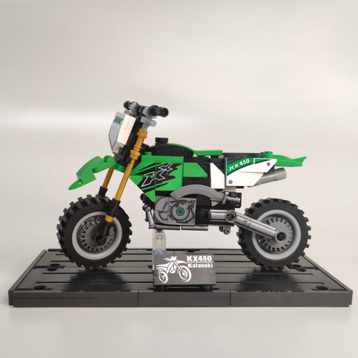 Jiestar High tech Moc Speed Racing KX450 Motorcycle Brick Technical Model Building Blocks Model Kids Toys 3 - LEPIN LEPIN Store