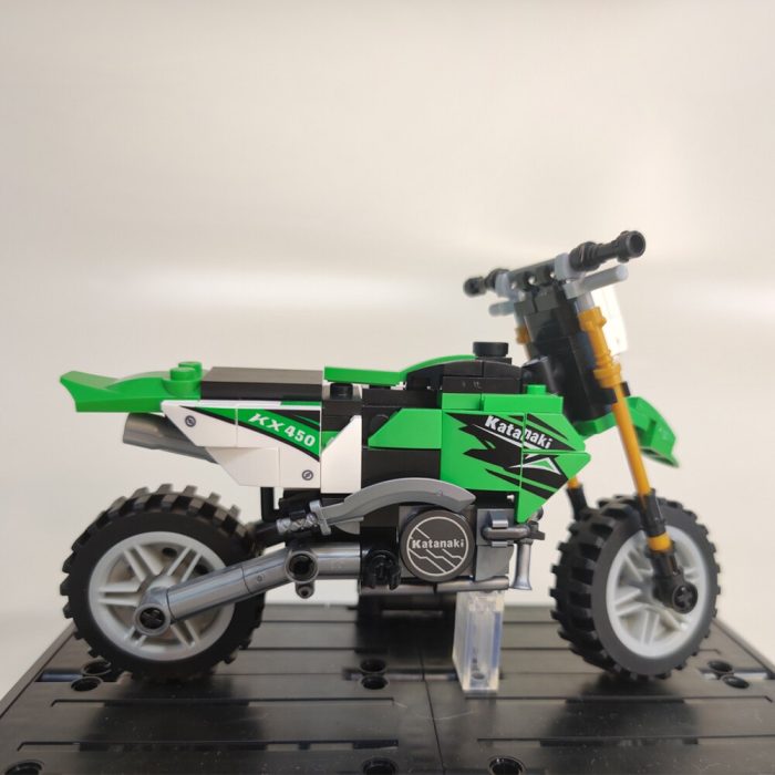 Jiestar High tech Moc Speed Racing KX450 Motorcycle Brick Technical Model Building Blocks Model Kids Toys 4 - LEPIN LEPIN Store