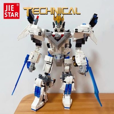 Jiestar Ideas 5 In 1 Mecha Robots Moc Wind Blade Rider Deformable Robots Brick Model Building - LEPIN LEPIN Store