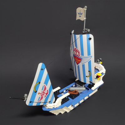 Jiestar Ideas Pirate Ship Holiander JS Revence Ship Moc Small Sailing Boat Brick Model Building Blocks 3 - LEPIN LEPIN Store