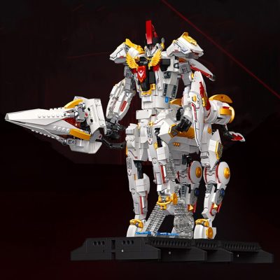 Jiestar Ideas Robots Moc Large Silver Wing Cavalary Iron Mecha Deformable Robots Brick Model Building Blocks 3 - LEPIN LEPIN Store