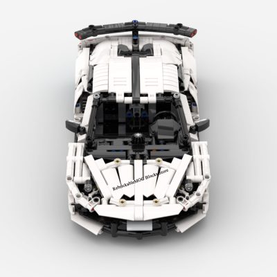 MOC 1 14 classic city technology supercar static Aventador svj convertible racing DIY ChildrenToy Christmas building 3 - LEPIN LEPIN Store