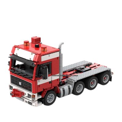 MOC 6X4 Classic US Engineering Container Tractor Dump Truckwith Raiser axle Trailer Tower Head technology DIY 2 - LEPIN LEPIN Store