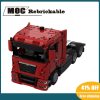 MOC 6X4 engineering container tractor trailer tower head dump truck technology DIY ChildrenToy Christmas building Blocks - LEPIN LEPIN Store