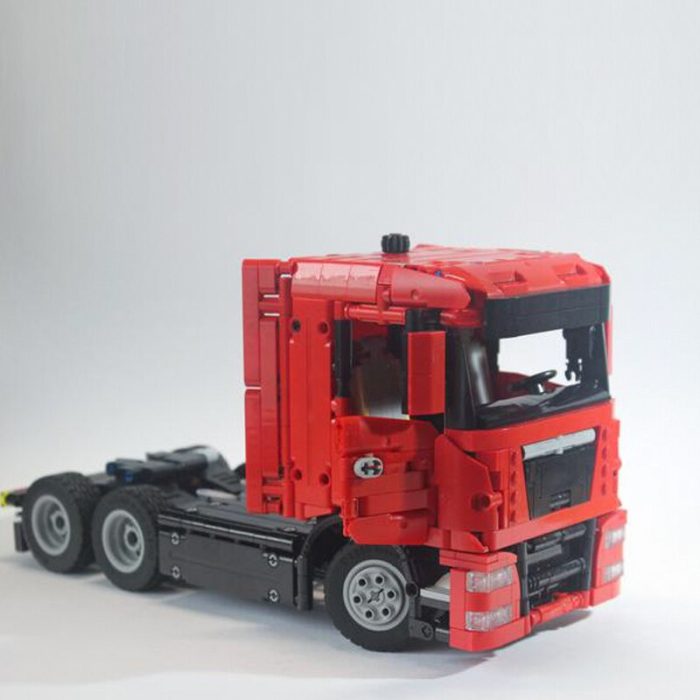 MOC 6X4 engineering container tractor trailer tower head dump truck technology DIY ChildrenToy Christmas building Blocks 2 - LEPIN LEPIN Store