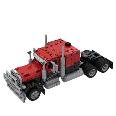 MOC engineering container tractor trailer tower head dump truck technology DIY ChildrenToy Christmas buildingBlocks BirthdayGift 4 - LEPIN LEPIN Store