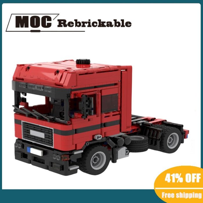 MOC engineering container tractor trailer tower head dump truck technology DIY ChildrenToy Christmas buildingBlocks BirthdayGift - LEPIN LEPIN Store