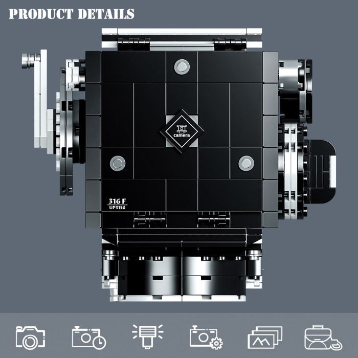 Mini Retro Camera Building Blocks Ideas Retro Digital Cameras FY2A Slr kamera Collector Model Bricks Education 4 - LEPIN LEPIN Store