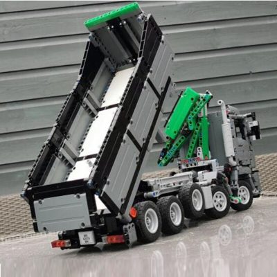 NEW 1609PCS 10x4 Engineering Container Tractor Dump Truck technology DIY Children Toy Gifts Christmas building Blocks 5 - LEPIN LEPIN Store