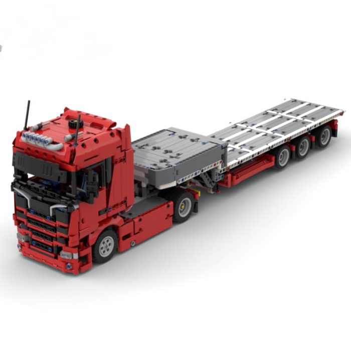 NEW 1620PCS MOC Scania Engineering Container Truck and Steering Trailer Technology Cars DIY Children Toys Gift 1 - LEPIN LEPIN Store