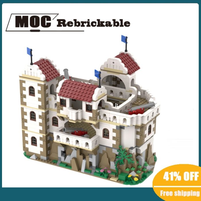 NEW 1623PCS MOC Medieval Pirate Series Spanish Soldiers Fort Model DIY Children s Toy Birthday Gift 1 - LEPIN LEPIN Store