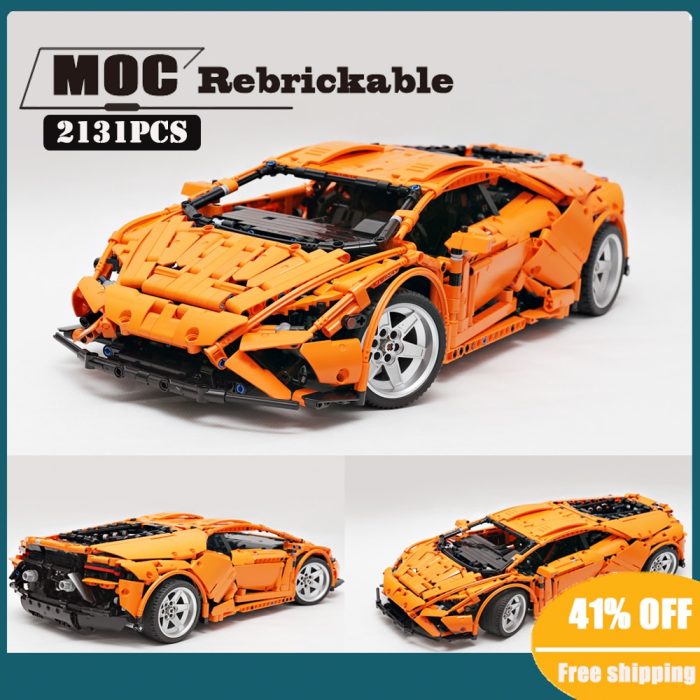 NEW 2131PCS 1 10 Huracan Evo RWD classic city supercar RC racing model technology ChildrenToy Christmas - LEPIN LEPIN Store