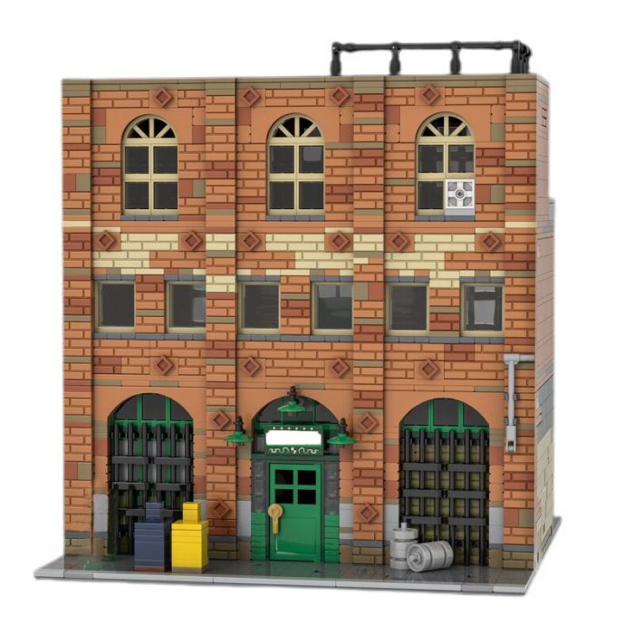 NEW 2541PCS MOC Hot Sale Street View Moc Modular Building Paddy s Pub DIY ChildrenToy Christmas - LEPIN LEPIN Store