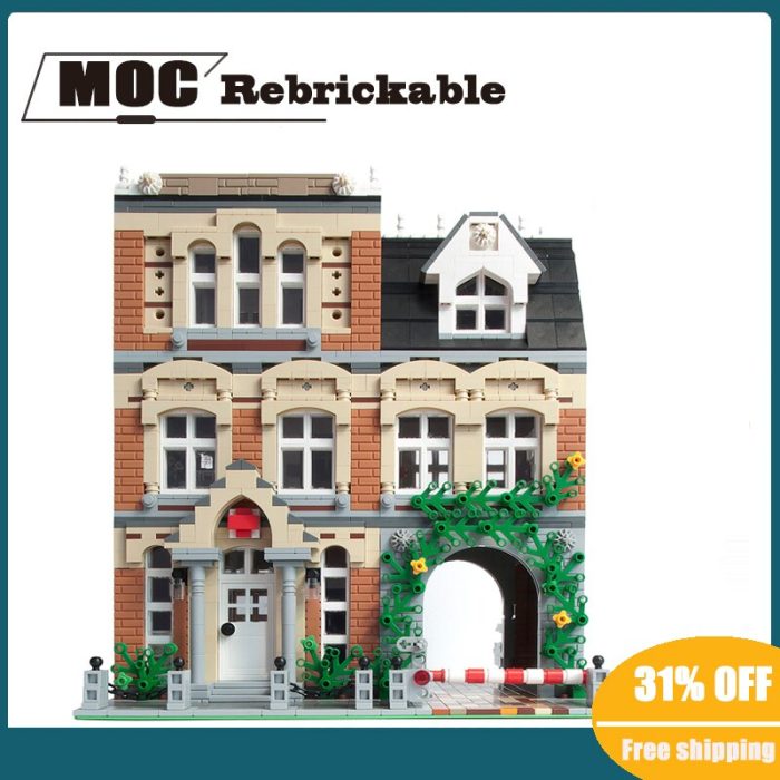 NEW 3036PCS MOC Hot Sale Street View Moc Modular Building Town Hospital DIY ChildrenToy Christmas building - LEPIN LEPIN Store