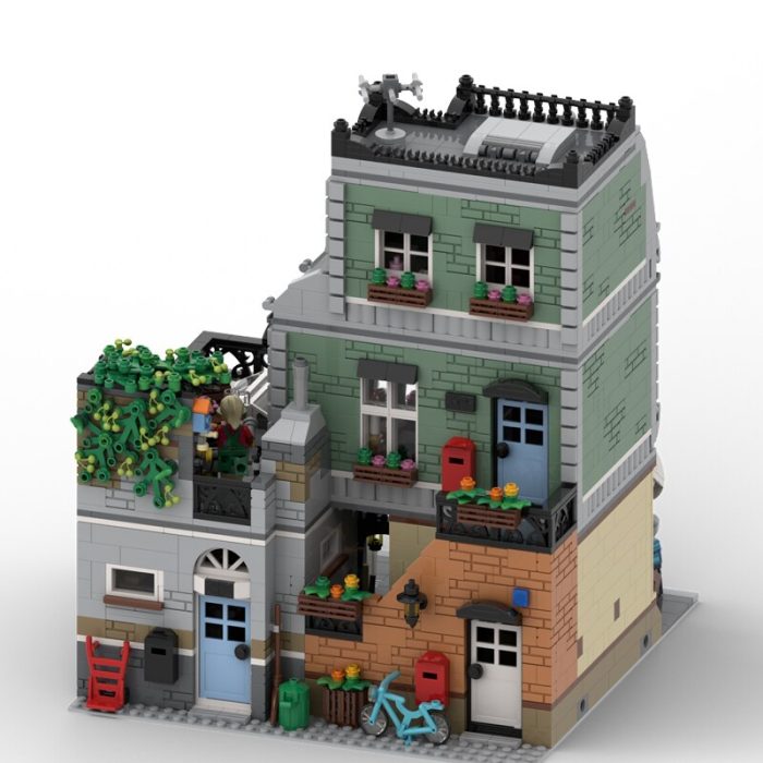 NEW 3627PCS Hot Sale Street View Moc Modular Building Carpenter s Shop DIY Children Toy Christmas 1 - LEPIN LEPIN Store