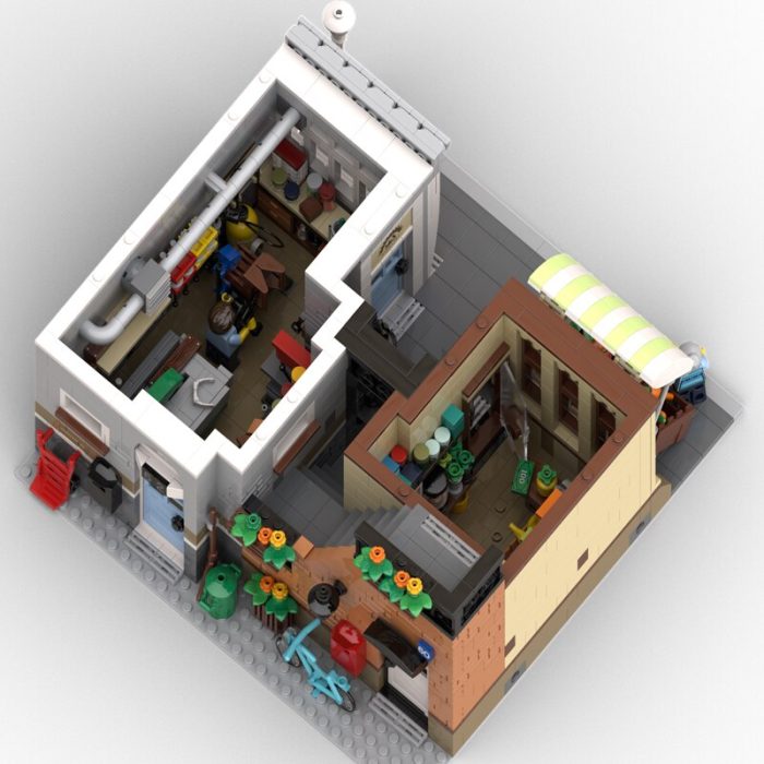 NEW 3627PCS Hot Sale Street View Moc Modular Building Carpenter s Shop DIY Children Toy Christmas 4 - LEPIN LEPIN Store