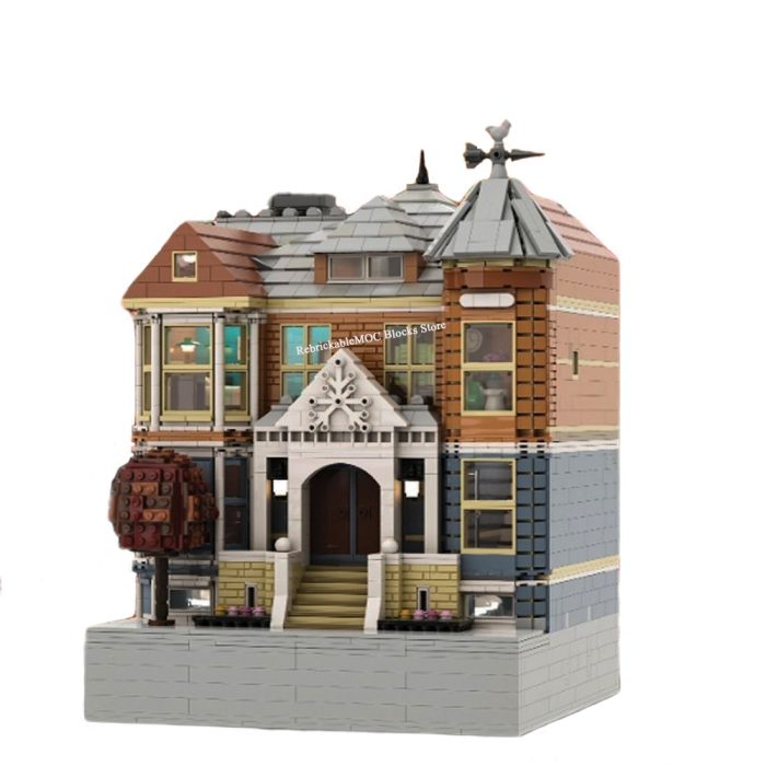 NEW 4255PCS Hot Selling Street View Model Moc Modular Building Funeral Home DIY ChildrenToy BirthdayGift ChristmasBuildingBlocks 1 - LEPIN LEPIN Store