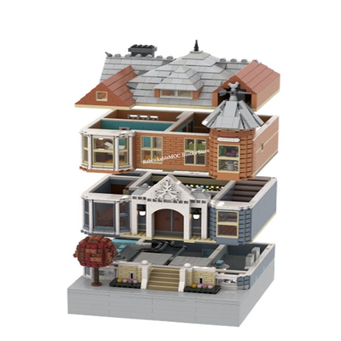 NEW 4255PCS Hot Selling Street View Model Moc Modular Building Funeral Home DIY ChildrenToy BirthdayGift ChristmasBuildingBlocks 3 - LEPIN LEPIN Store