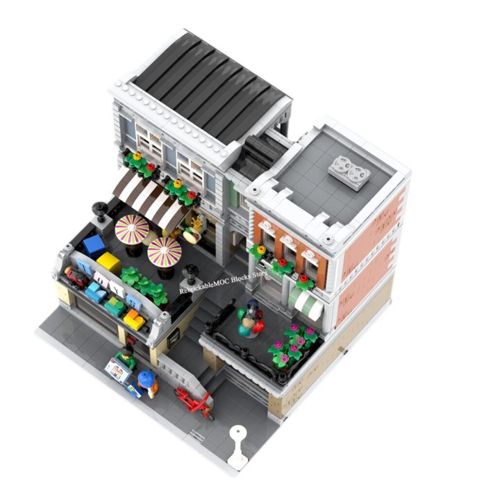 NEW 4418PCS Hot Selling Street View Moc Modular Building Toy Store DIY Children Toys Gift Christmas 1 - LEPIN LEPIN Store