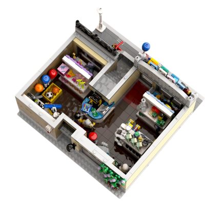 NEW 4418PCS Hot Selling Street View Moc Modular Building Toy Store DIY Children Toys Gift Christmas 4 - LEPIN LEPIN Store