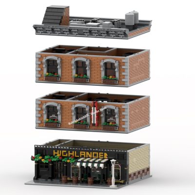 NEW 4797PCS Hot Selling Street View Model Moc Modular Building The Highlander Pub DIY Children Toy 5 - LEPIN LEPIN Store