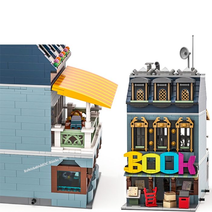 NEW Custom 1994PCS Hot Selling Street View Model Moc Modular Building Bookshop DIY ChildrenToy Birthday Gift 1 - LEPIN LEPIN Store