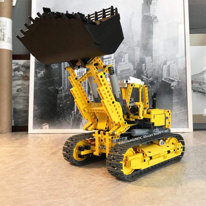 NEW MOC Classic Retro Urban Engineering DEUTZ DL1300 Tracked Loader RC technology DIY ChildrenToy Birthday Gift 4 - LEPIN LEPIN Store