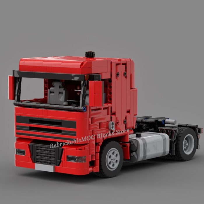 NEW MOC Scania G370Engineering Container Tractor Dump Truck trailer tower head technology DIY Children Toy Christmas 3 - LEPIN LEPIN Store