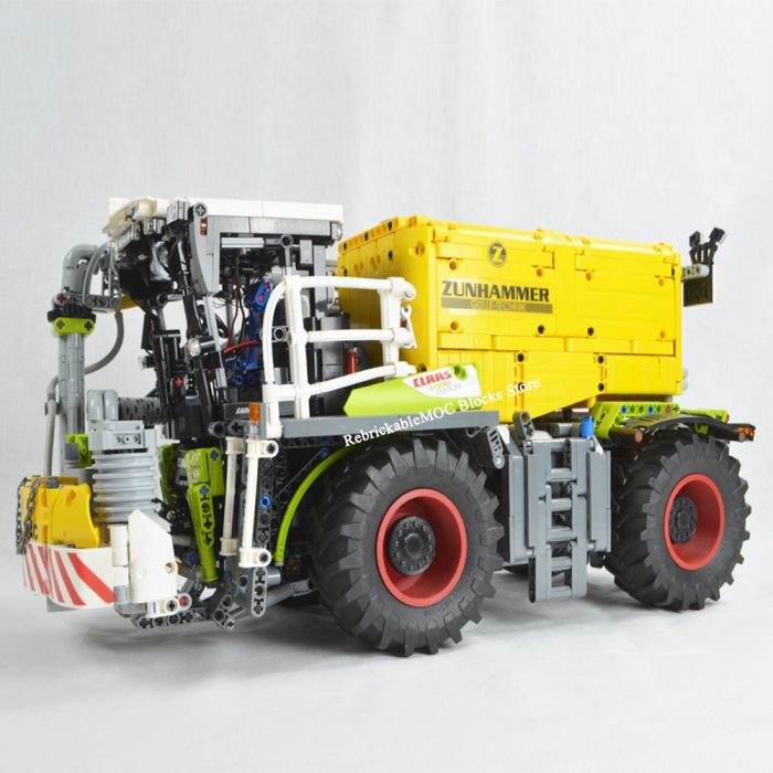 NEW Moc 1 17 RC Claas Xerion 4000 Saddle tractor Technology Trailer Farm DIY Children Toy 1 - LEPIN LEPIN Store