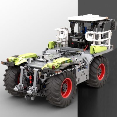 NEW Moc 1 17 RC Claas Xerion 4000 Saddle tractor Technology Trailer Farm DIY Children Toy 4 - LEPIN LEPIN Store