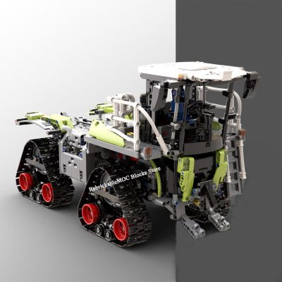 NEW Moc 1 17 RC Claas Xerion 4000 Saddle tractor Technology Trailer Farm DIY Children Toy 5 - LEPIN LEPIN Store