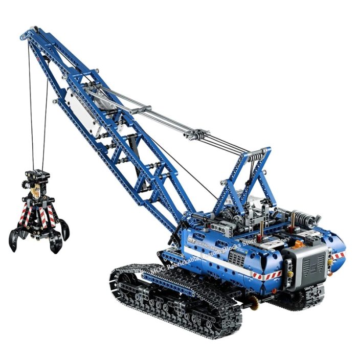 New 1400PCS MOC technology Remote Control Crawler Crane Model DIY ChildrenToy Christmas building Blocks Birthday Gift 2 - LEPIN LEPIN Store